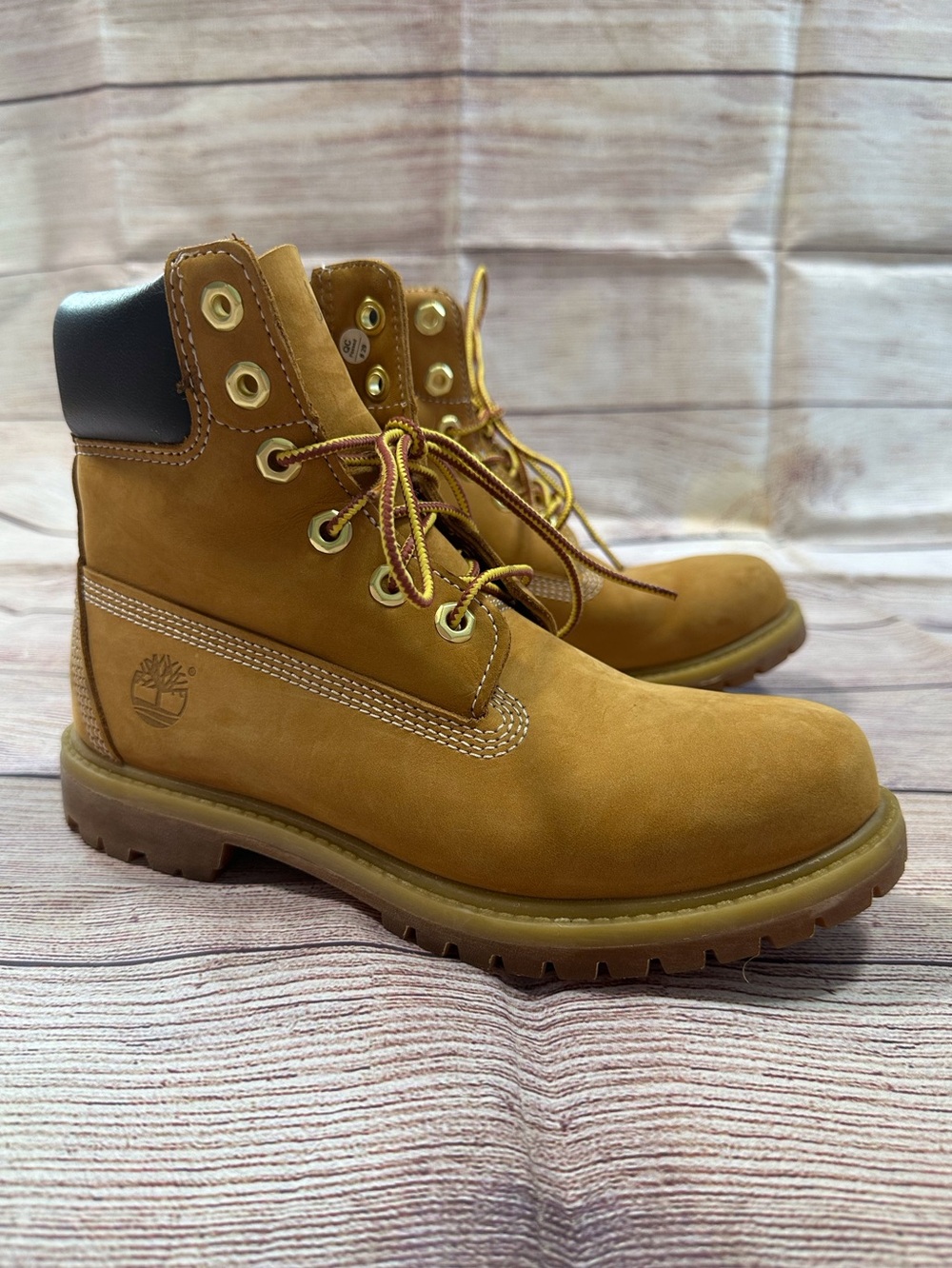 Timberland Kids Youth 6.5 Wheat 6 inch Lace-Up Boots